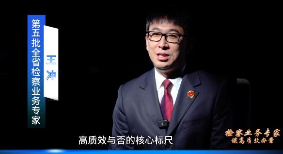 检察业务专家谈高质效办案丨王冲：牢牢把握“可诉性”，精准规范的办理案件